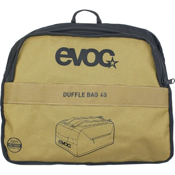 Evoc Duffle Bag 40l Sporttasche Curry/black Cute 8